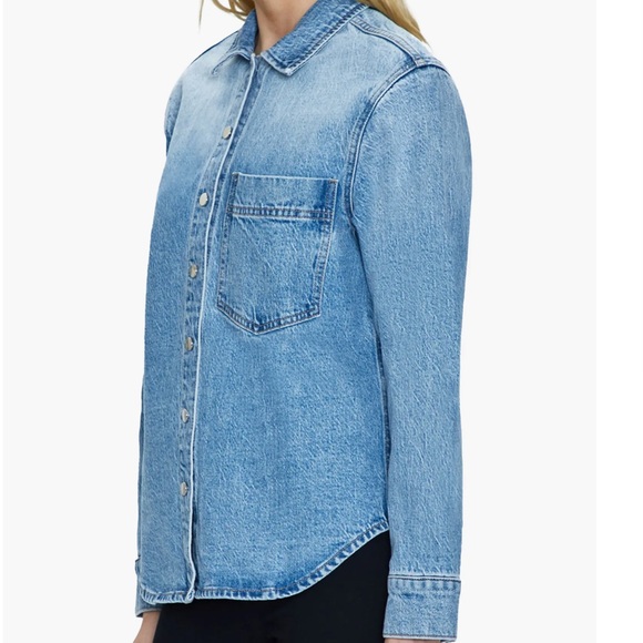 NWT Pistola Liv Long Sleeve Denim Shirt XL - Picture 4 of 15